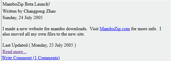 MamboZip
